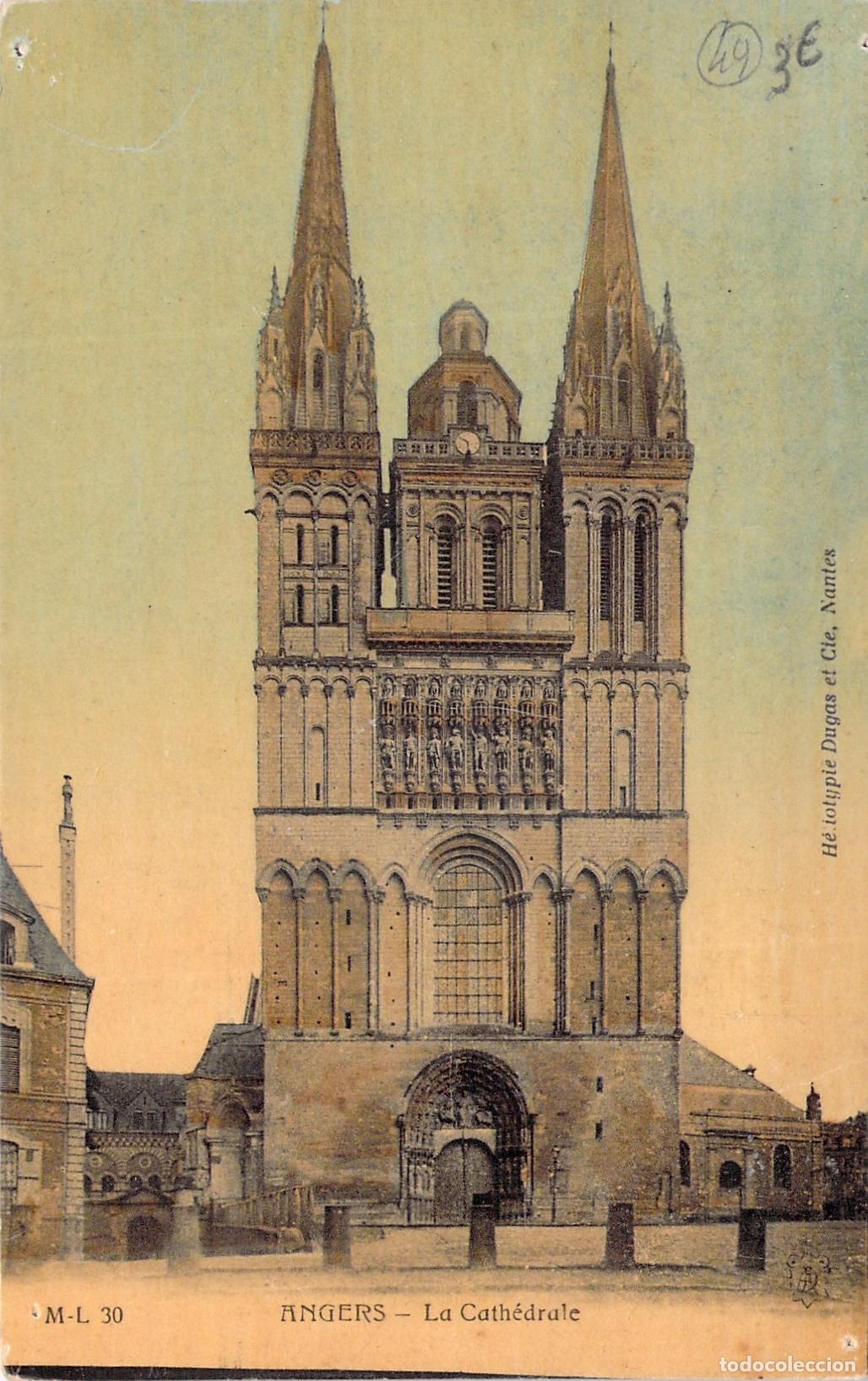 Postales: Tarjeta Postal de la Catedral de Angers Francia