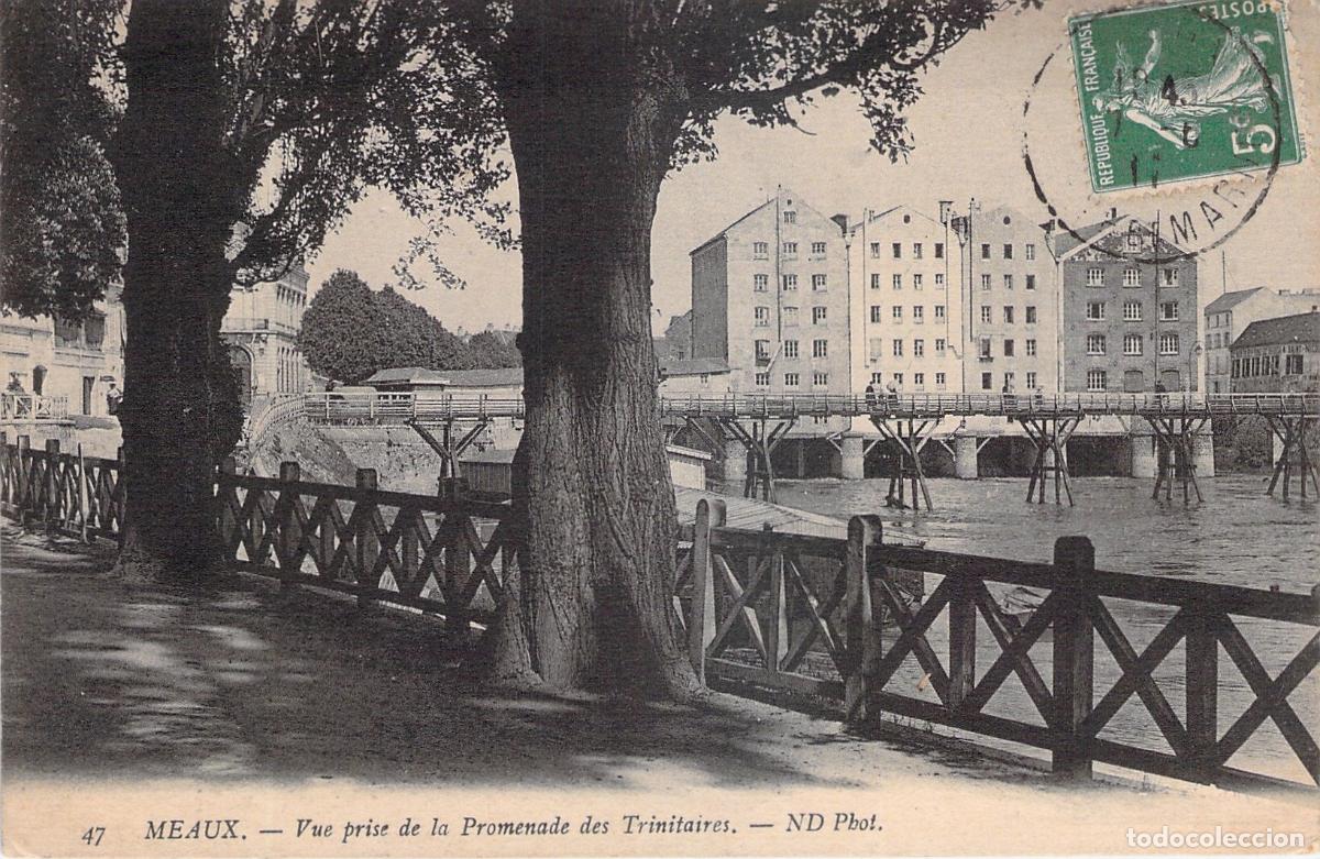 Postais: Postal de Meaux - Vista desde la Promenade des Trinitaires