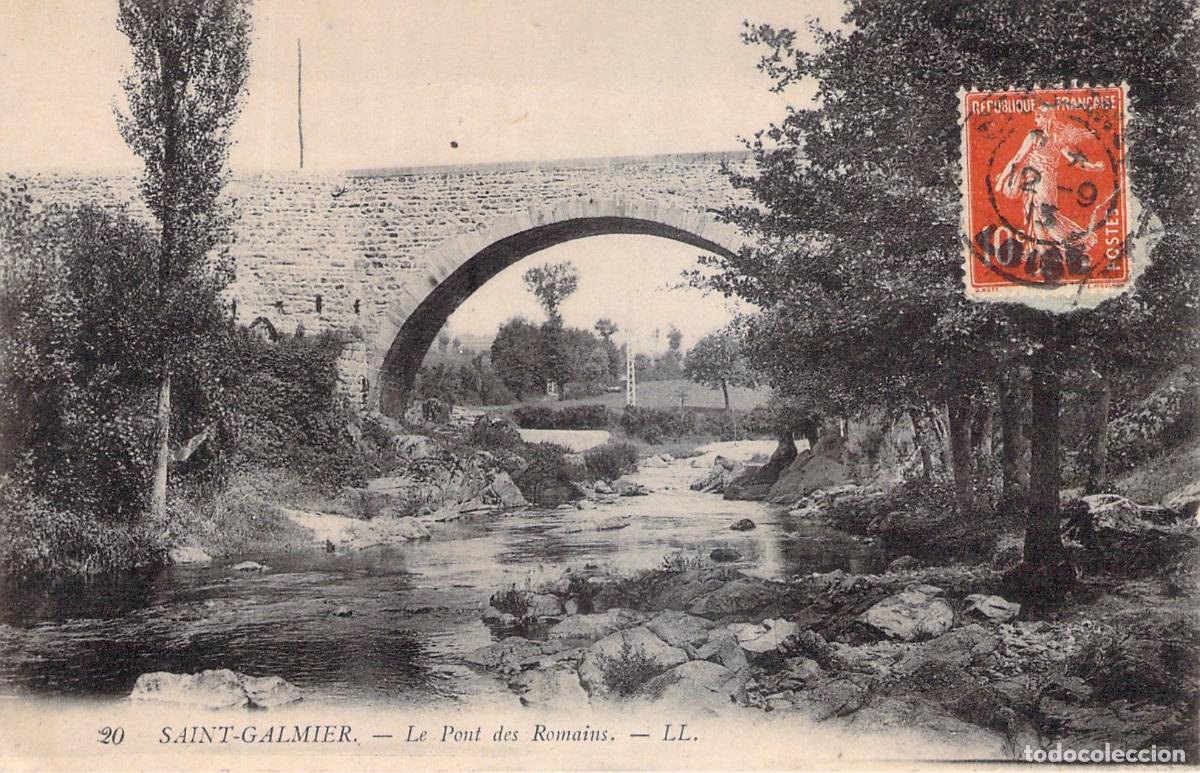 Postcards: Postal de Saint-Galmier - Puente de los Romanos