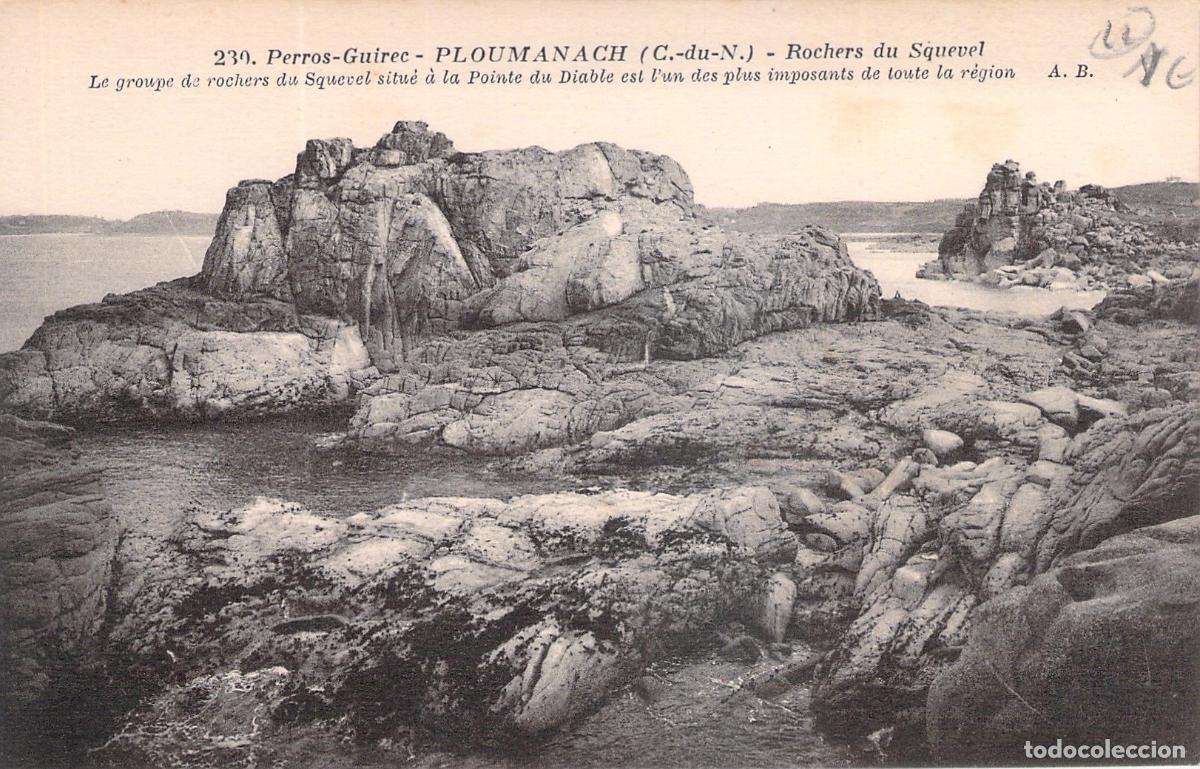 Postales: Postal de Ploumanac'h Perros-Guirec Francia Rochers du Squevel