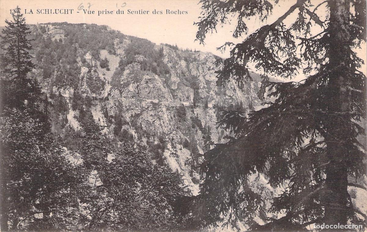 Postales: Postal de La Schlucht Vista desde el Sentier des Roches