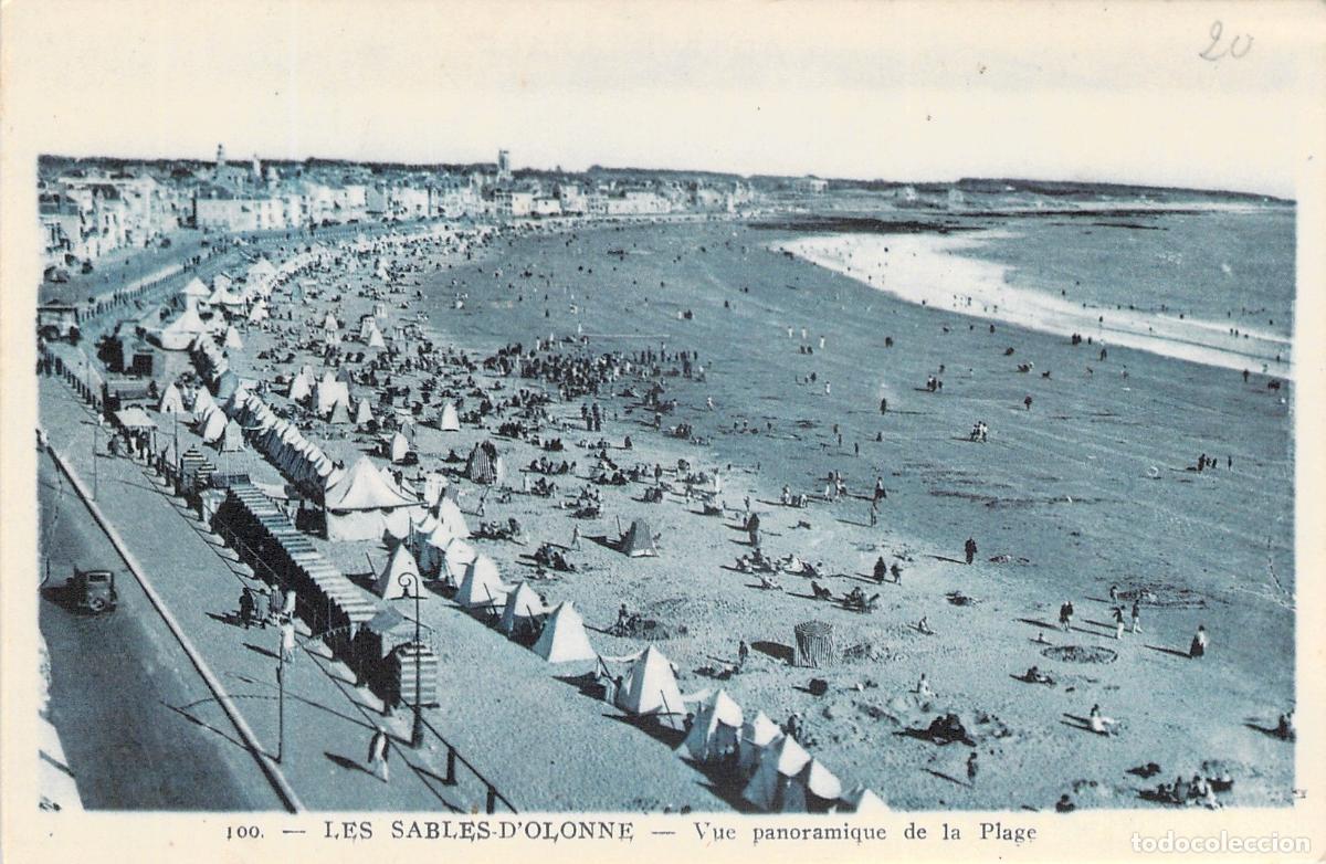 Postales: Postal de Les Sables-d'Olonne - Vista Panor&aacute;mica de la Playa