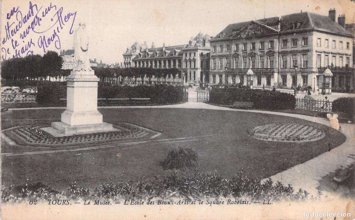 Postales: Postal de Tours Francia Museo y Escuela de Bellas Artes