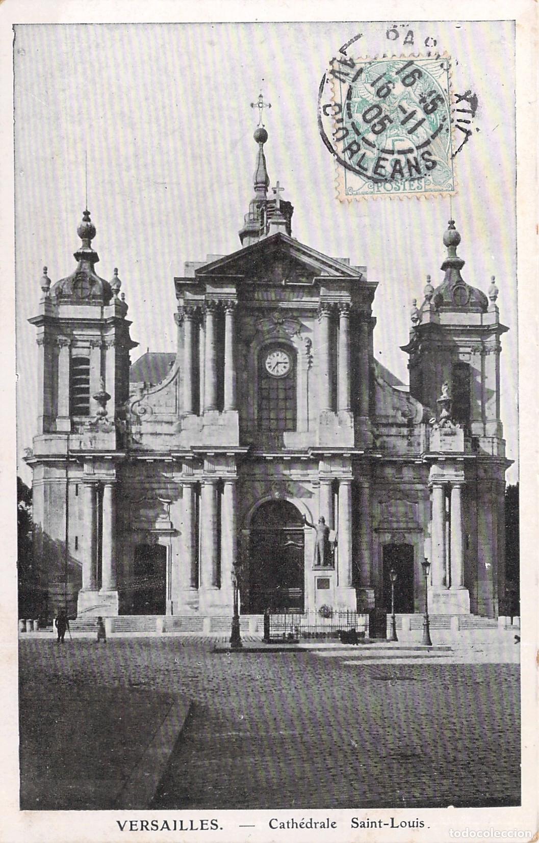 Cartoline: Postal de la Catedral de Saint-Louis en Versalles