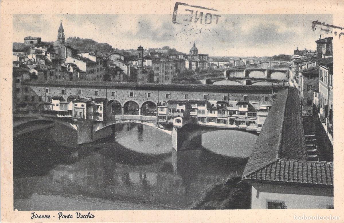 Cartes Postales: Postal de Florencia con Vista del Ponte Vecchio, Italia