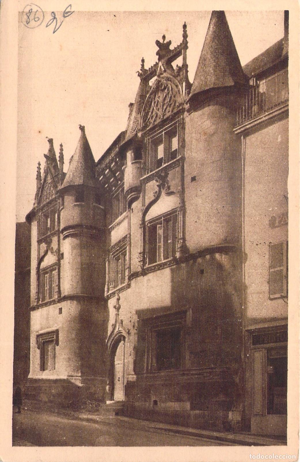 Postales: Postal de Poitiers, H&ocirc;tel Fum&eacute;, Universidad y Facultad de Letras