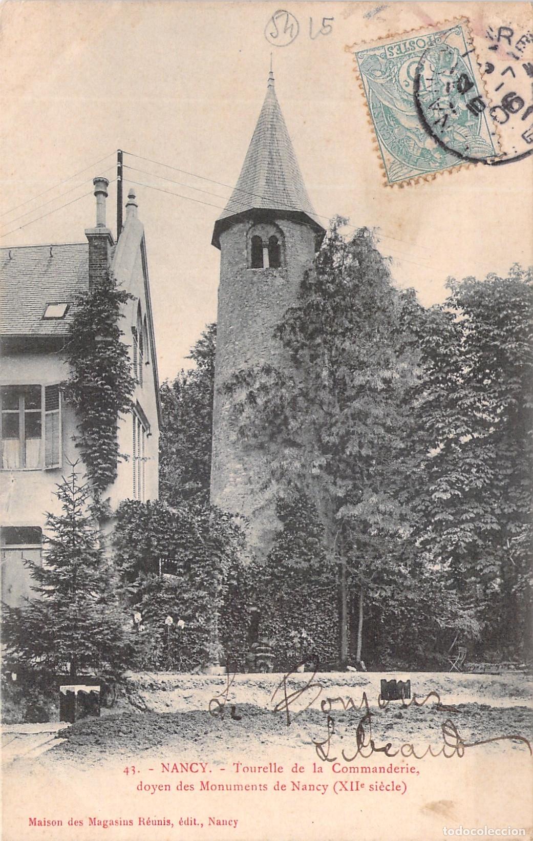 Postales: Tarjeta Postal de Nancy, Tourelle de la Commanderie, Francia