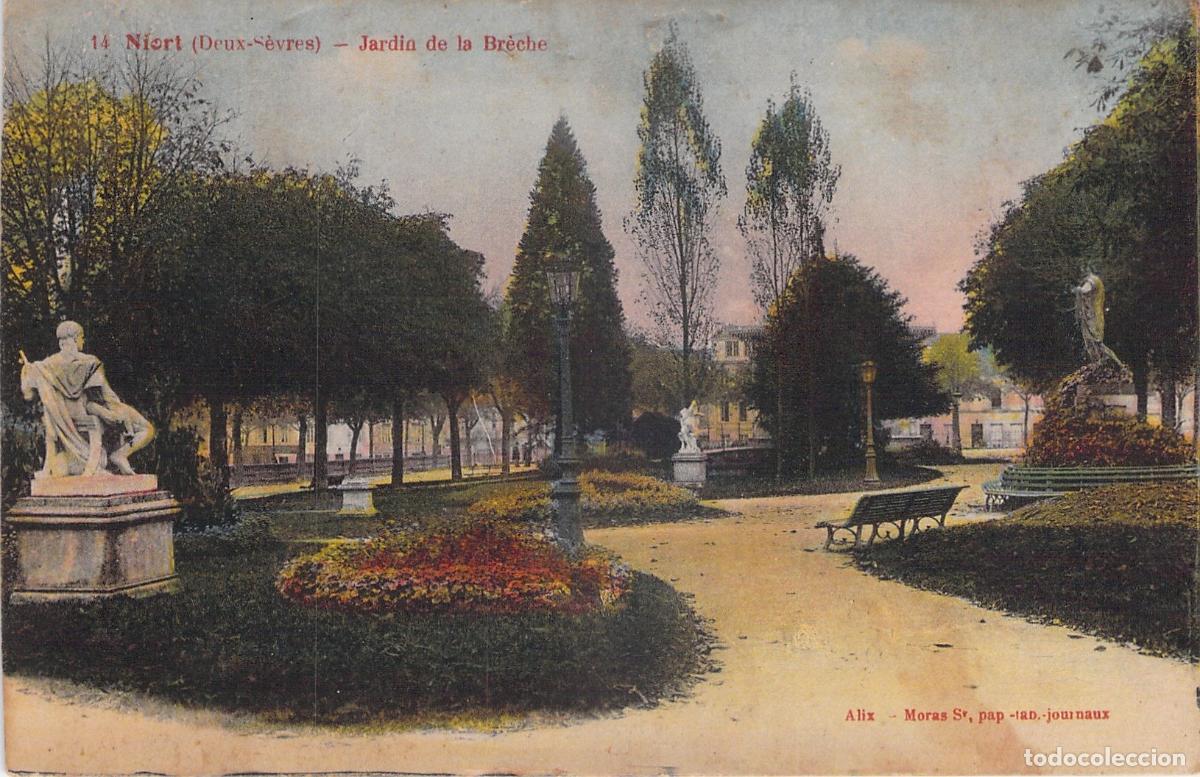 Postales: Postal Jardin de la Breche en Niort Deux-S&egrave;vres