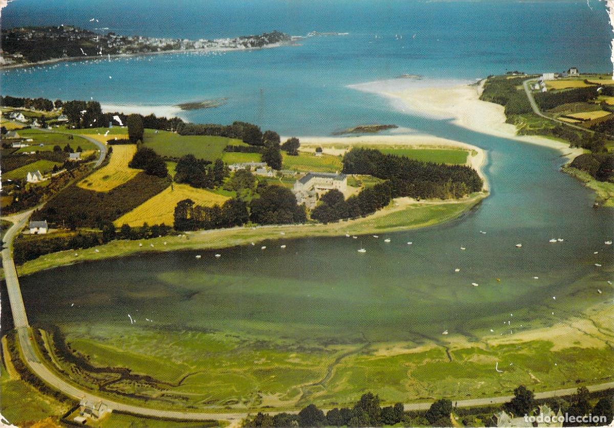 Cartoline: Postal de Plestin-les-Gr&egrave;ves, Pointe de l'Armorique, Vista A&eacute;rea