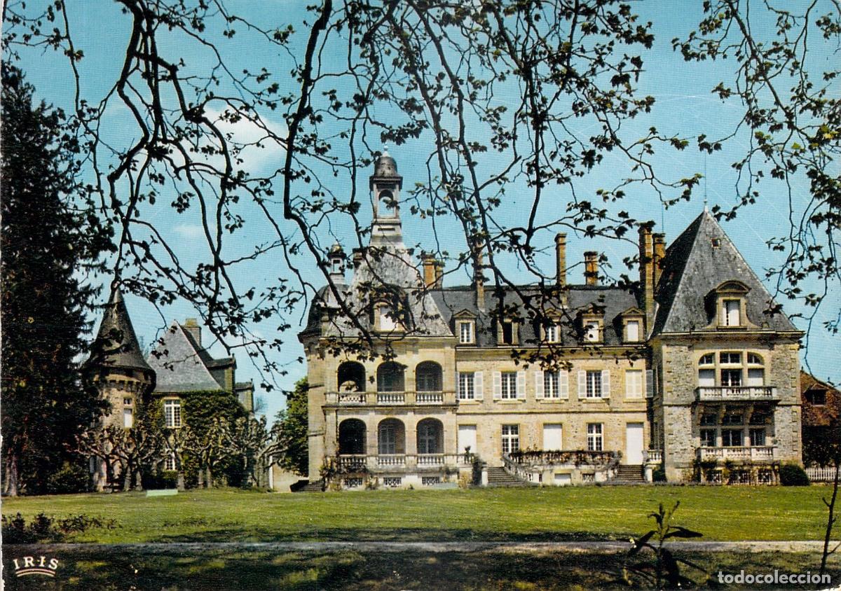 Postales: Postal del Castillo de Essendi&eacute;ras en Excideuil, Dordogne