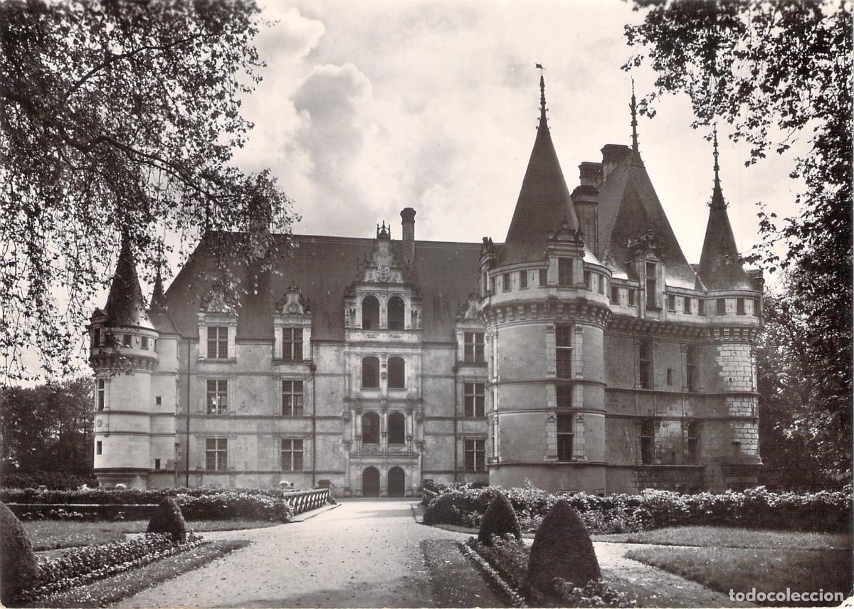 Cartoline: Postal del Castillo de Azay-le-Rideau en Francia