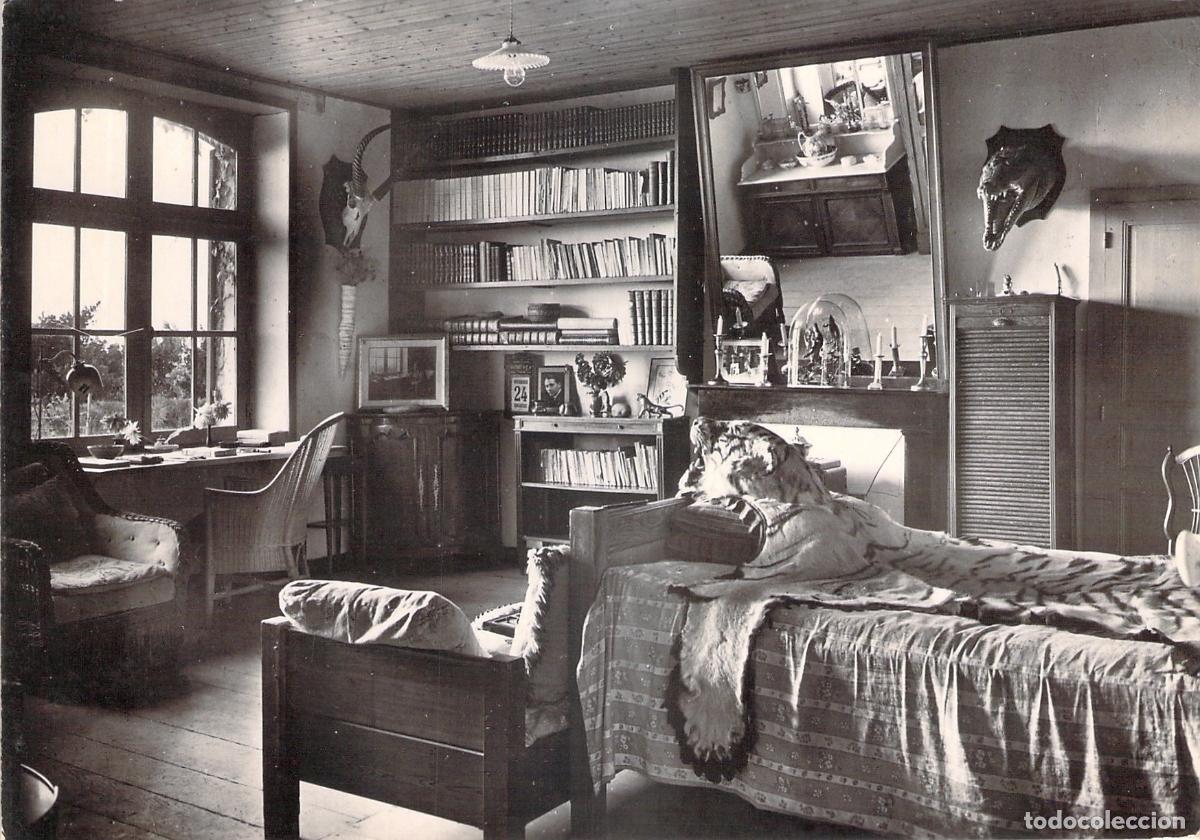 Postales: Postal de la Habitaci&oacute;n y Mesa de Trabajo de Georges Clemenceau
