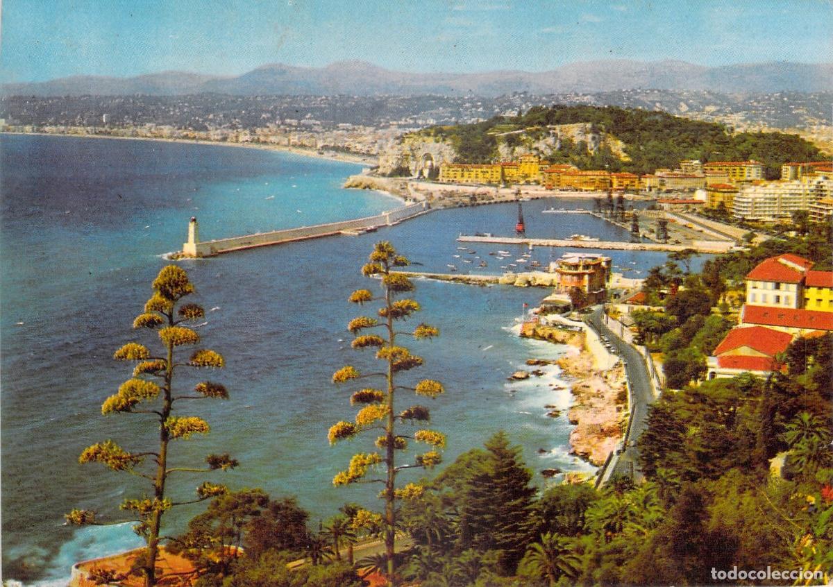 Postcards: Postal de Niza Vista General de la Costa Azul y el Puerto