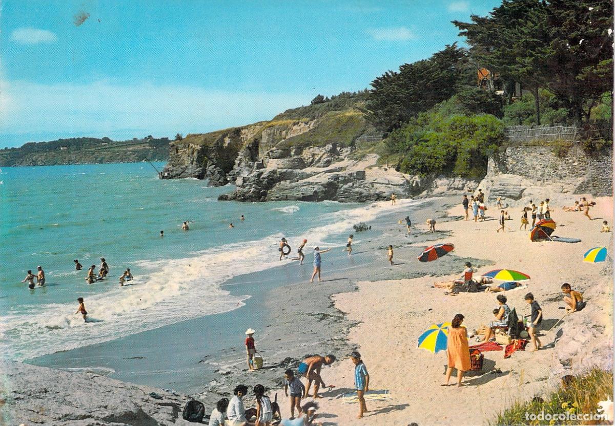 Cartoline: Postal Playa de la Rinais en La Bernerie Francia