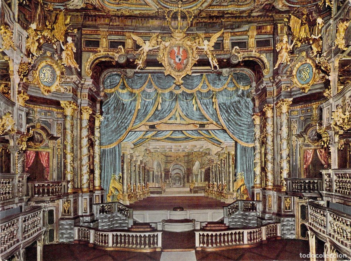 Postales: Postal de la &Oacute;pera de los Margraves en Bayreuth Alemania