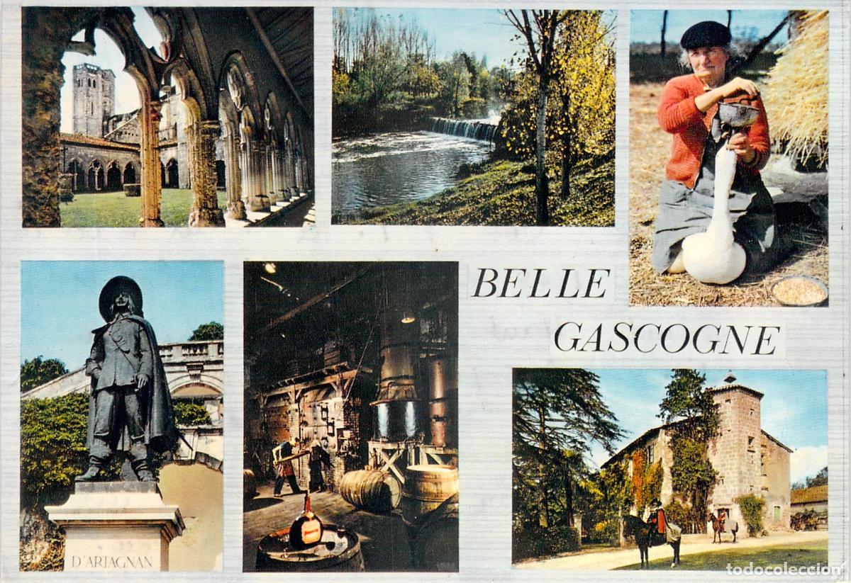 Postcards: Postal Multivista de Belle Gascogne, La Romieu y D'Artagnan