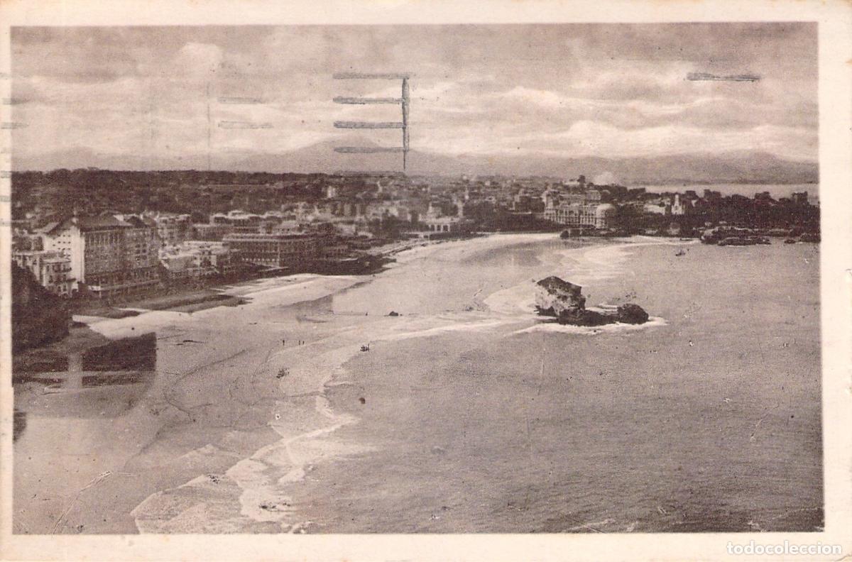 Postcards: Postal de Biarritz, Francia - Vista desde el Faro y la Playa