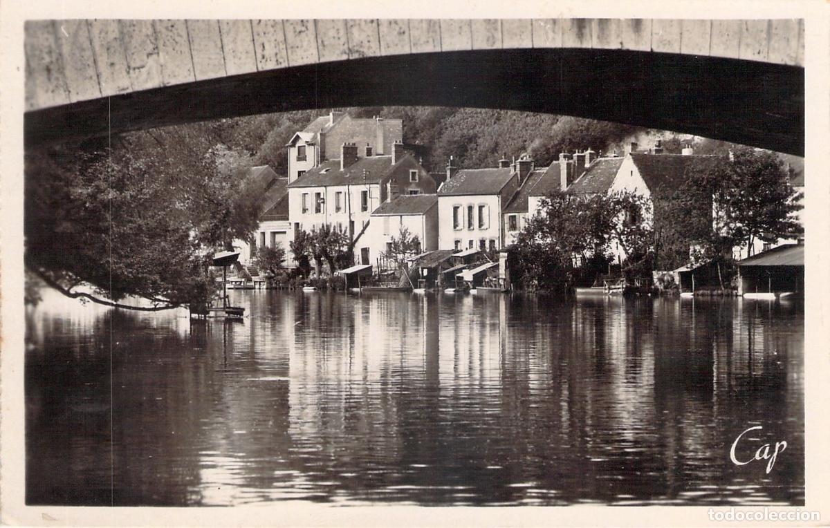 Cartoline: Postal de Nemours: Paisaje a Orillas del Loing