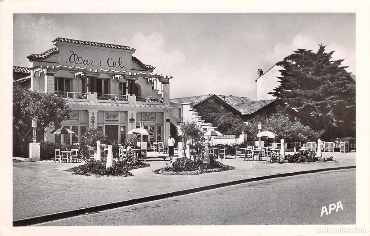 Postcards: Postal de Canet Plage Francia Restaurante Mar i Cel