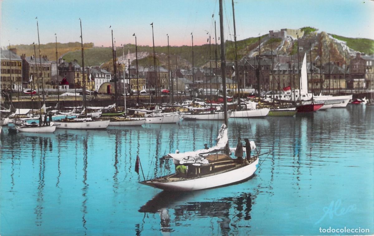 Postales: Postal de Cherbourg, El Antepuerto y la Monta&ntilde;a del Roule