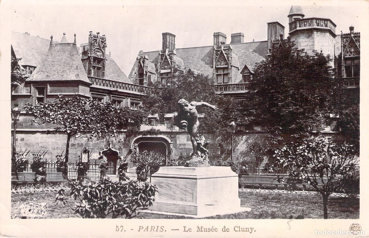 Postales: Postal de Par&iacute;s - El Jard&iacute;n y Museo de Cluny