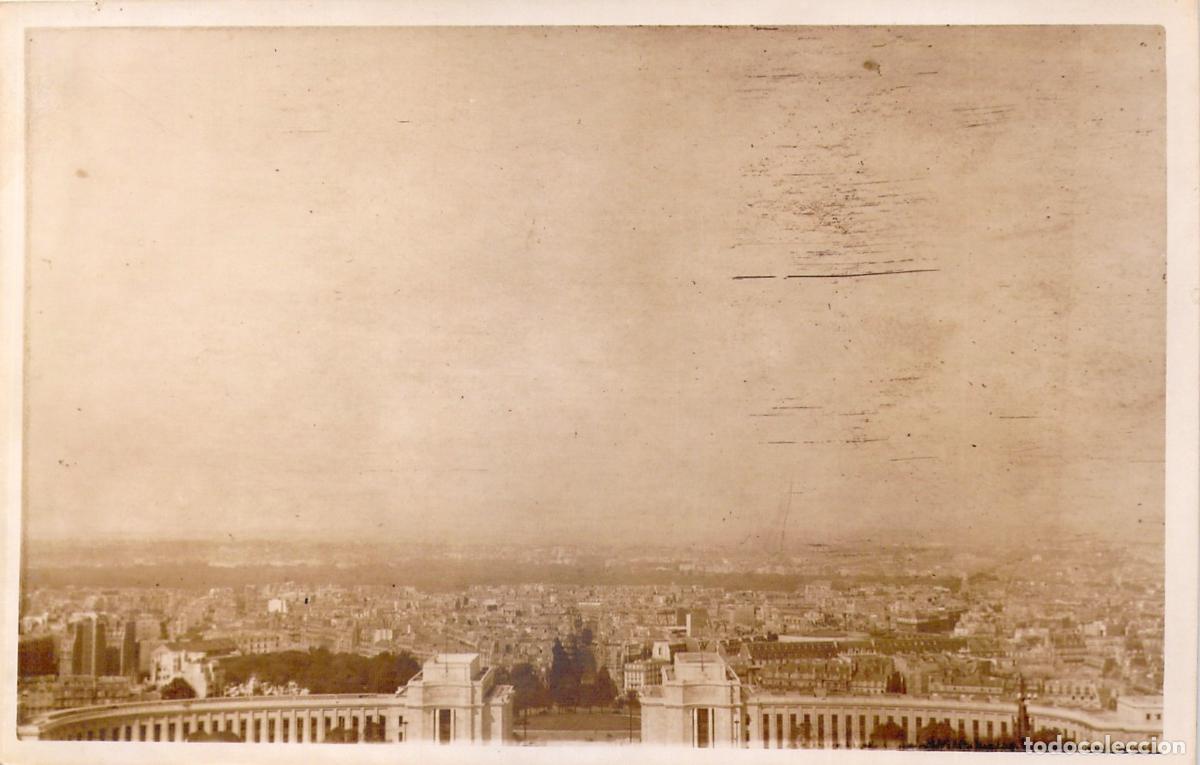 Postales: Postal de Vista Panor&aacute;mica de Par&iacute;s desde el Palais de Chaillot