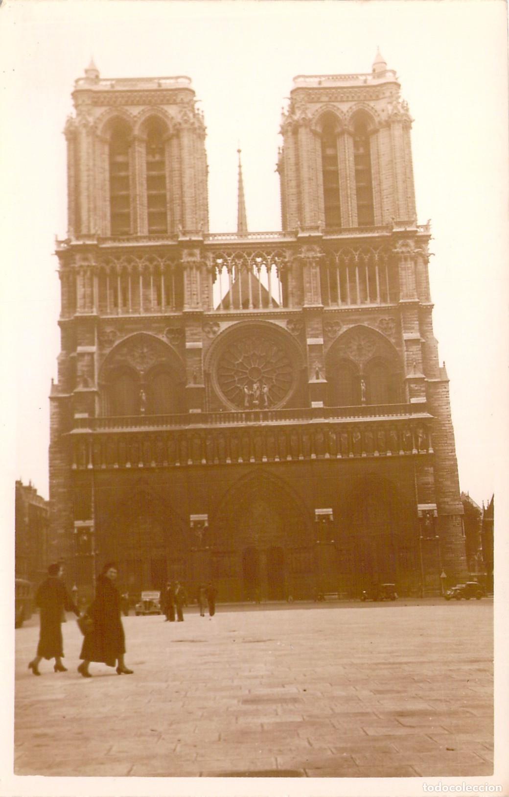 Postales: Postal de la Catedral de Notre Dame en Par&iacute;s, Francia