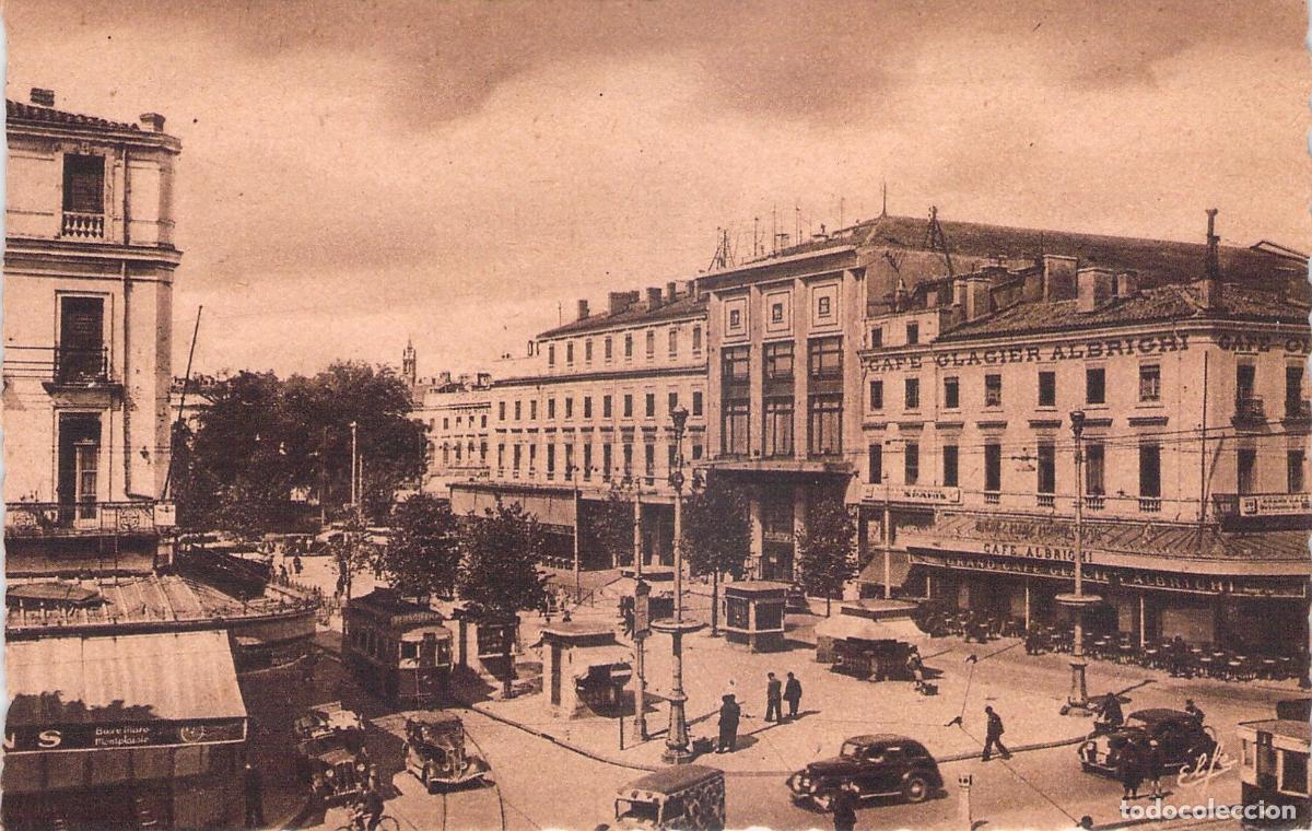 Cartoline: Postal de Toulouse: Avenida y Cruce Jean-Jaur&egrave;s y Teatro de Variedades