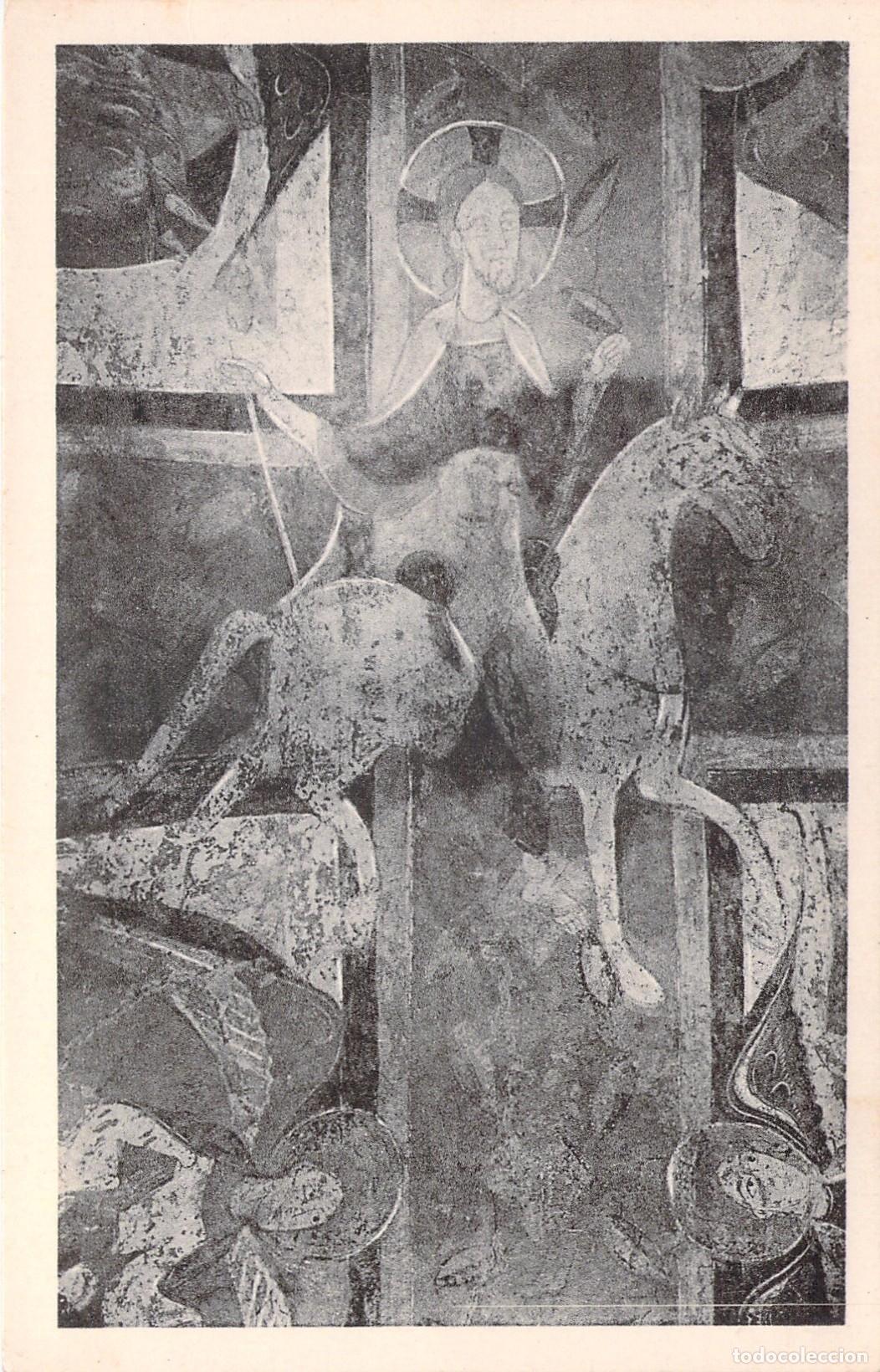 Postais: Postal Auxerre Catedral de San Esteban Fresco del Cristo a Caballo