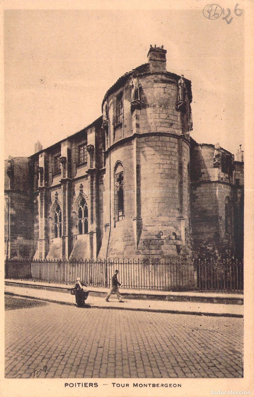 Cartoline: Postal de la Tour Montbergeon en Poitiers, Francia