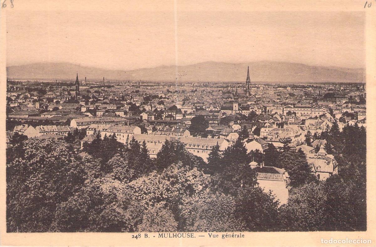 Postais: Postal de Mulhouse Francia Vista General Panor&aacute;mica