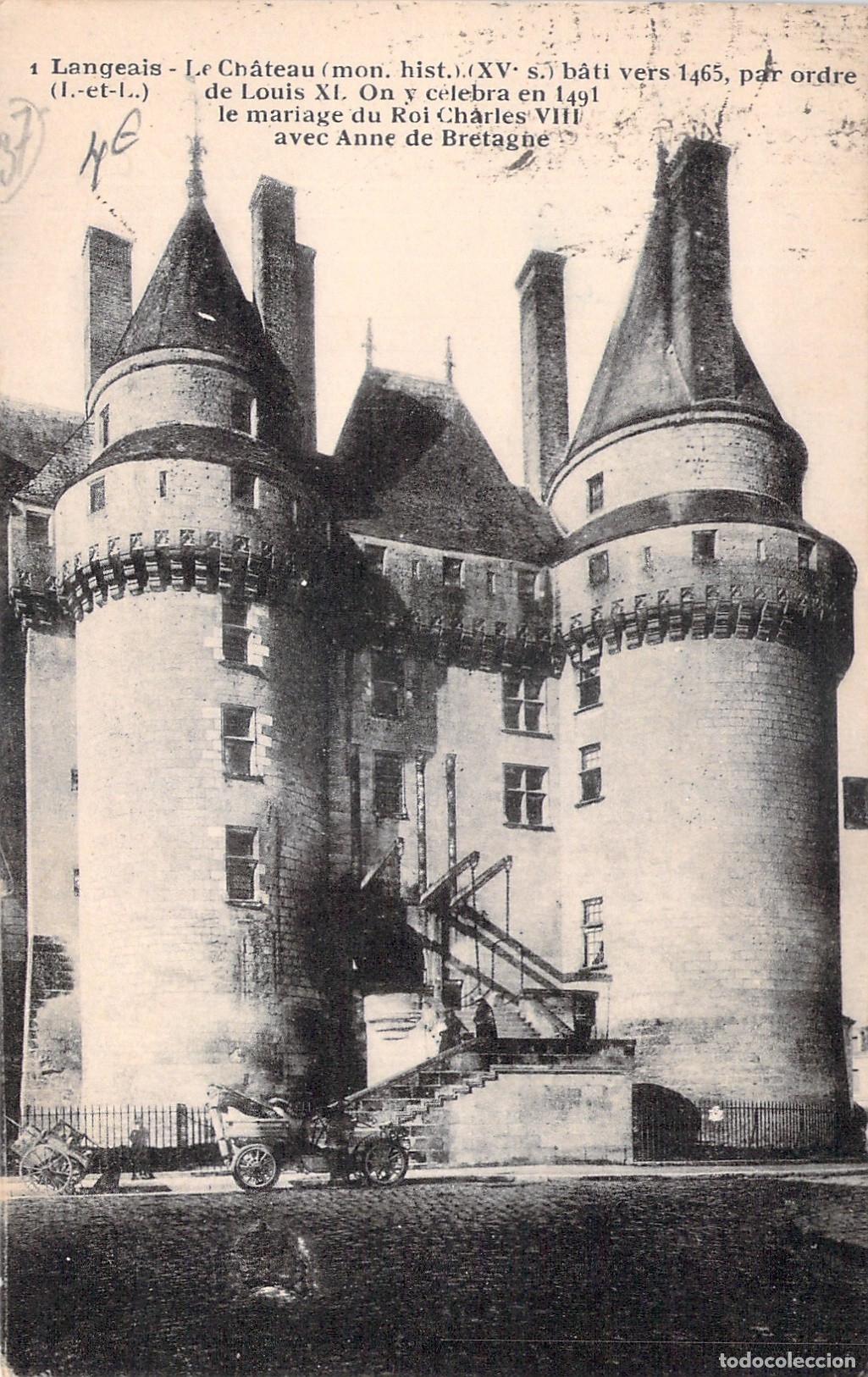 Cartoline: Postal del Castillo de Langeais, Francia
