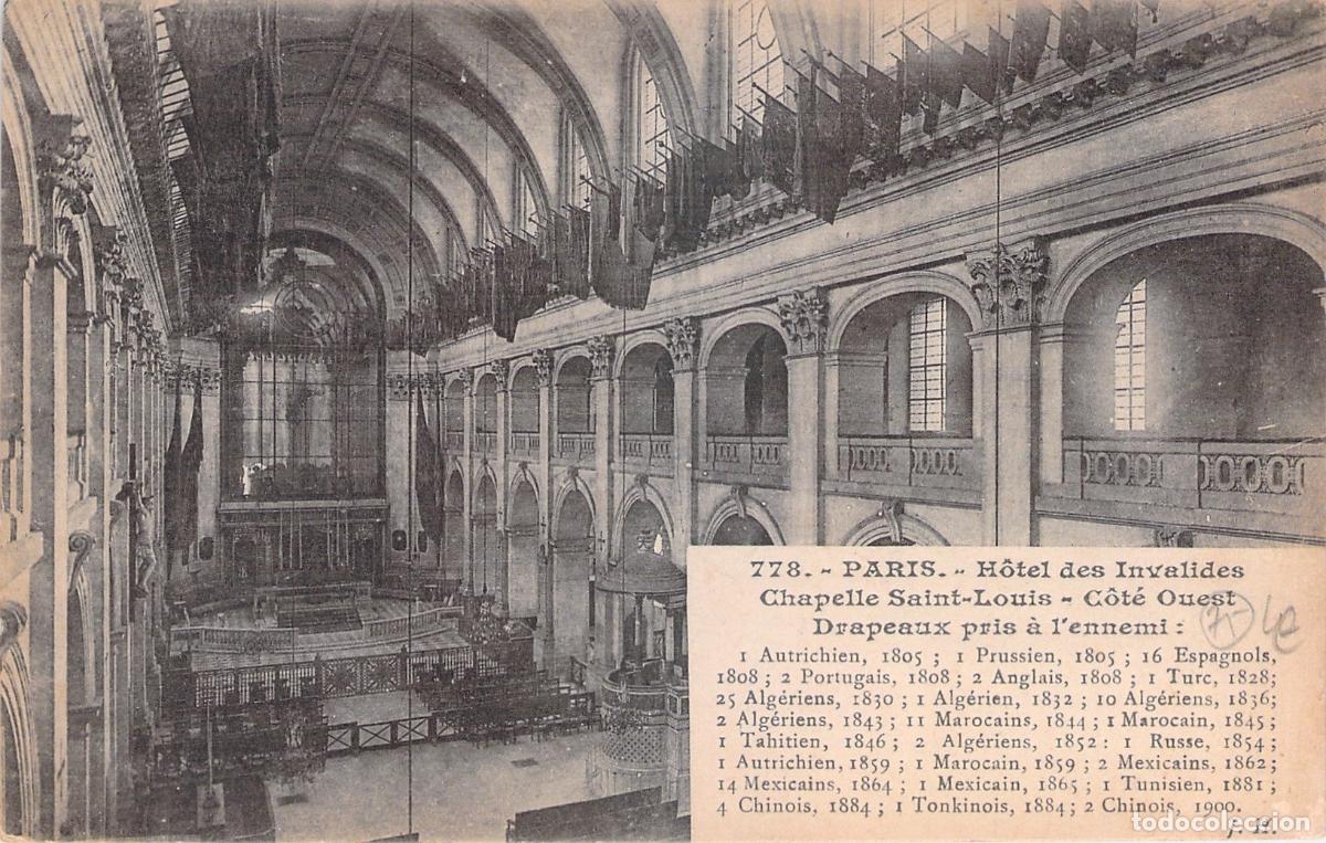 Cartoline: Postal Capilla de Saint-Louis, H&ocirc;tel des Invalides en Par&iacute;s