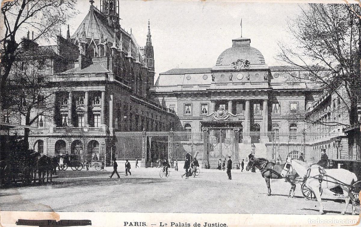 Cartoline: Postal de Par&iacute;s - Le Palais de Justice y Carruajes