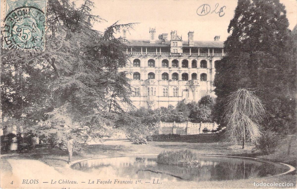 Cartoline: Tarjeta Postal Castillo de Blois Fachada Francisco I Francia