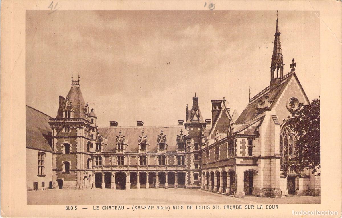 Cartoline: Tarjeta Postal Castillo de Blois Ala de Luis XII Francia