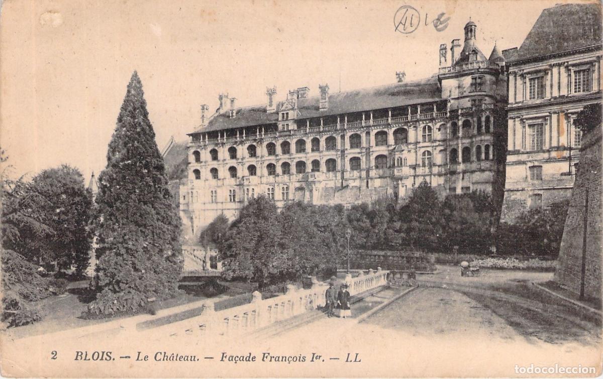Cartoline: Postal del Castillo de Blois Fachada de Francisco I Francia