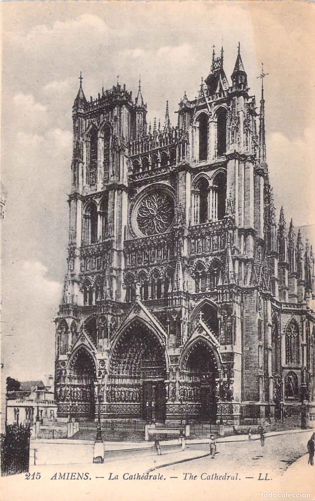 Postales: Postal de la Catedral de Amiens, Francia