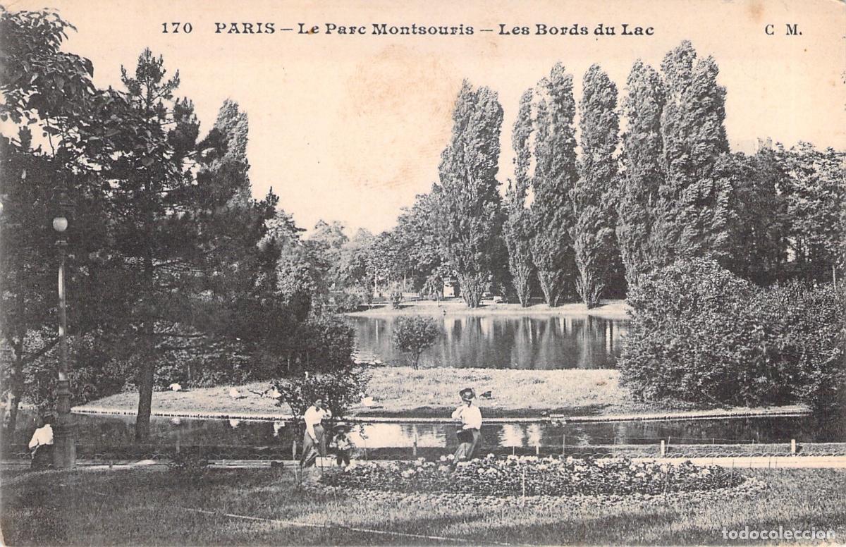 Postales: Postal del Parque Montsouris y las Orillas del Lago en Par&iacute;s