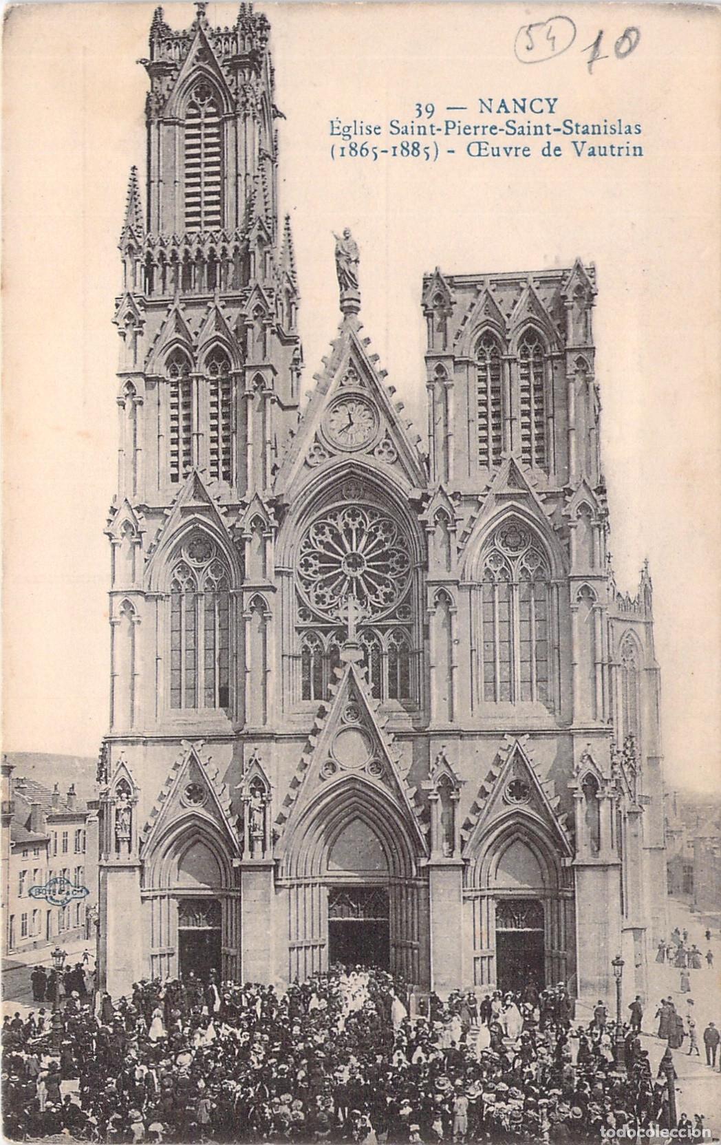 Postales: Postal Iglesia Saint-Pierre-Saint-Stanislas Nancy Francia