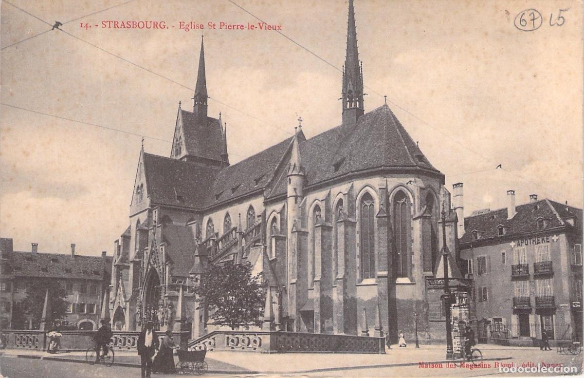 Postales: Postal de la Iglesia San Pedro el Viejo en Estrasburgo