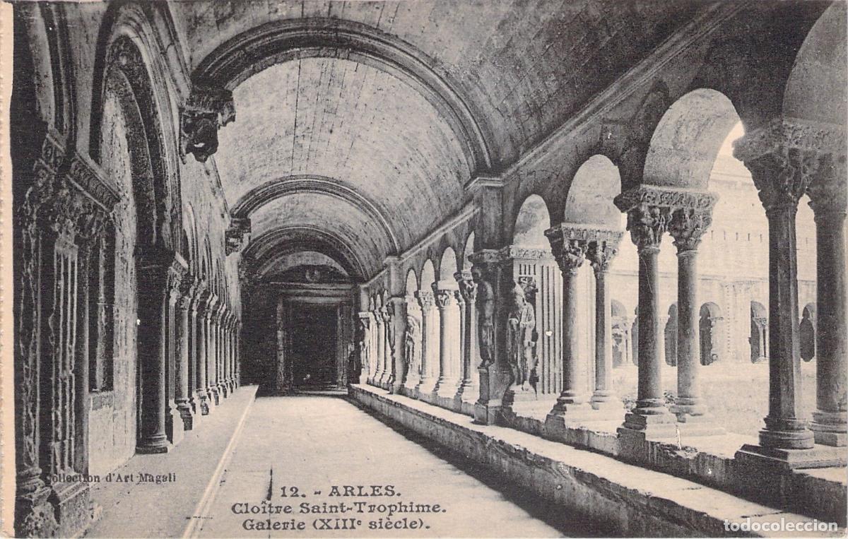 Postales: Postal del Claustro de Saint-Trophime en Arles, Francia