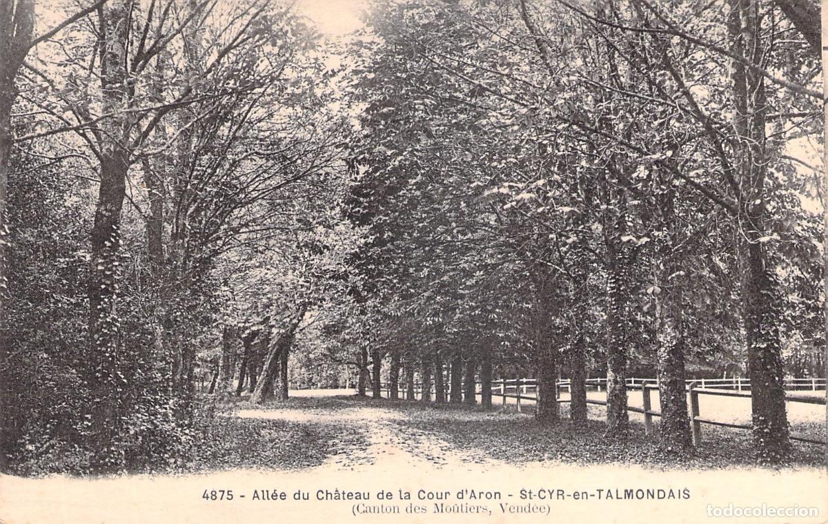 Postales: Postal de la Avenida del Castillo de la Cour d'Aron, Saint-Cyr-en-Talmondais