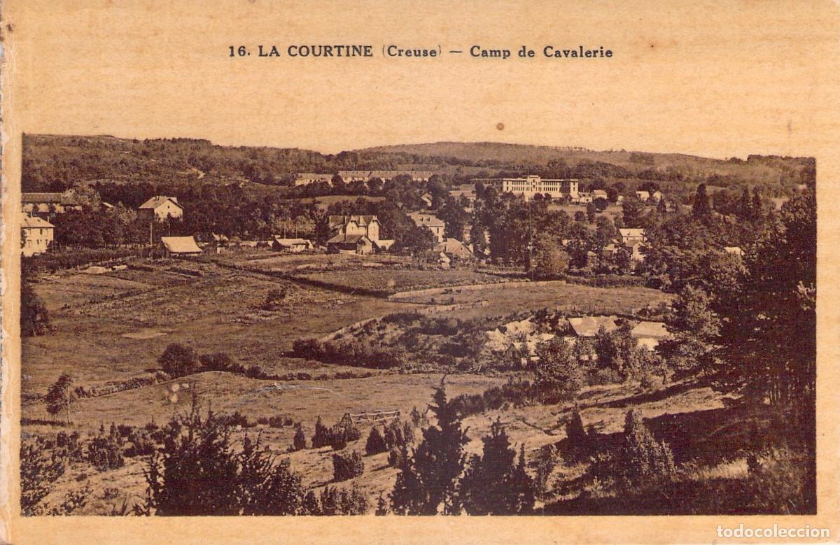 Postales: Postal de La Courtine Creuse Camp de Cavalerie