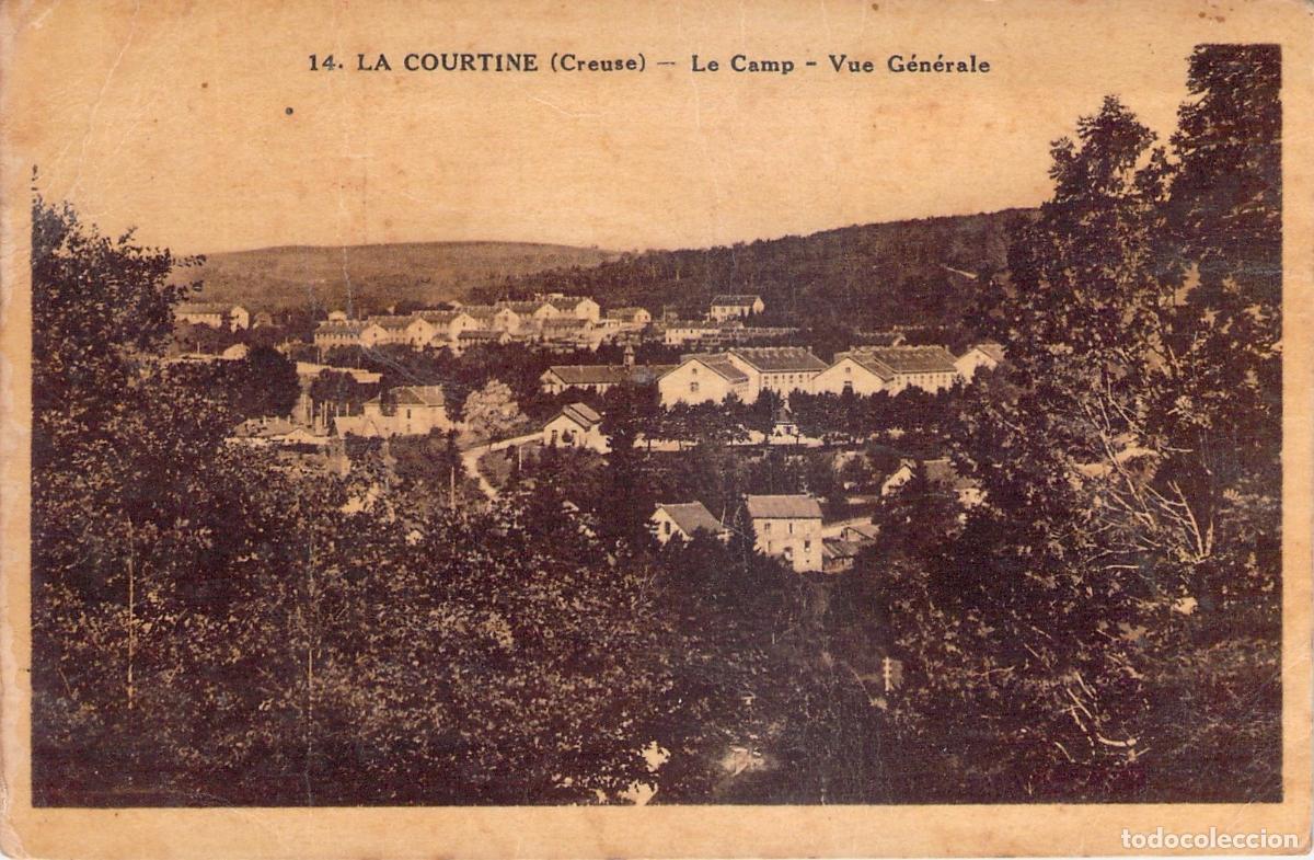 Postales: Postal de La Courtine Creuse Francia Vista General del Campamento