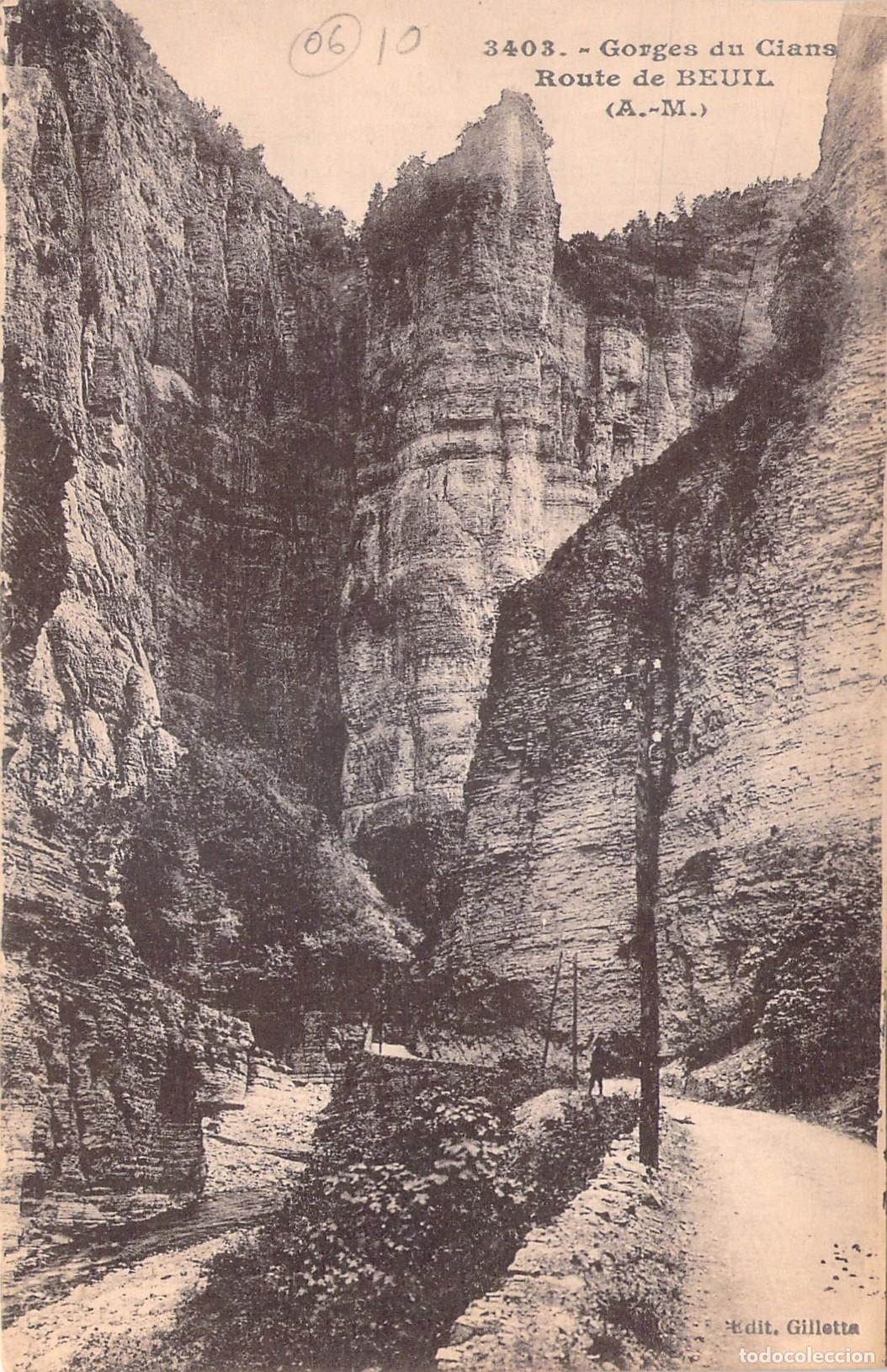 Postales: Postal Gorges du Cians Route de Beuil Alpes-Maritimes