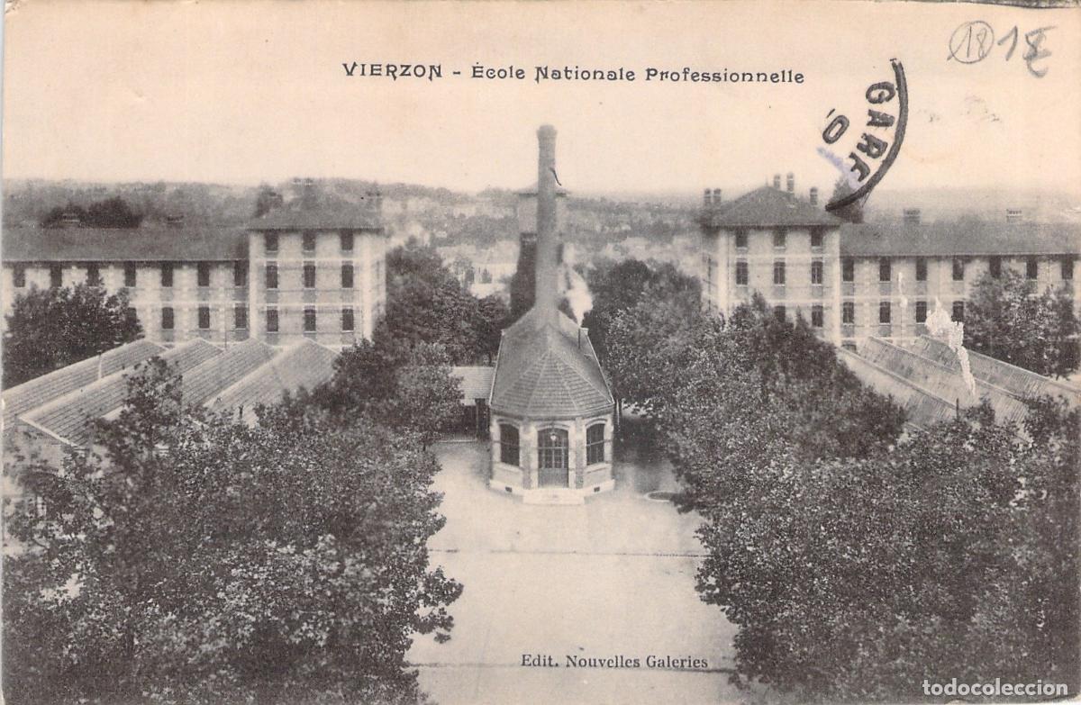 Postales: Postal de la Escuela Nacional Profesional de Vierzon, Francia