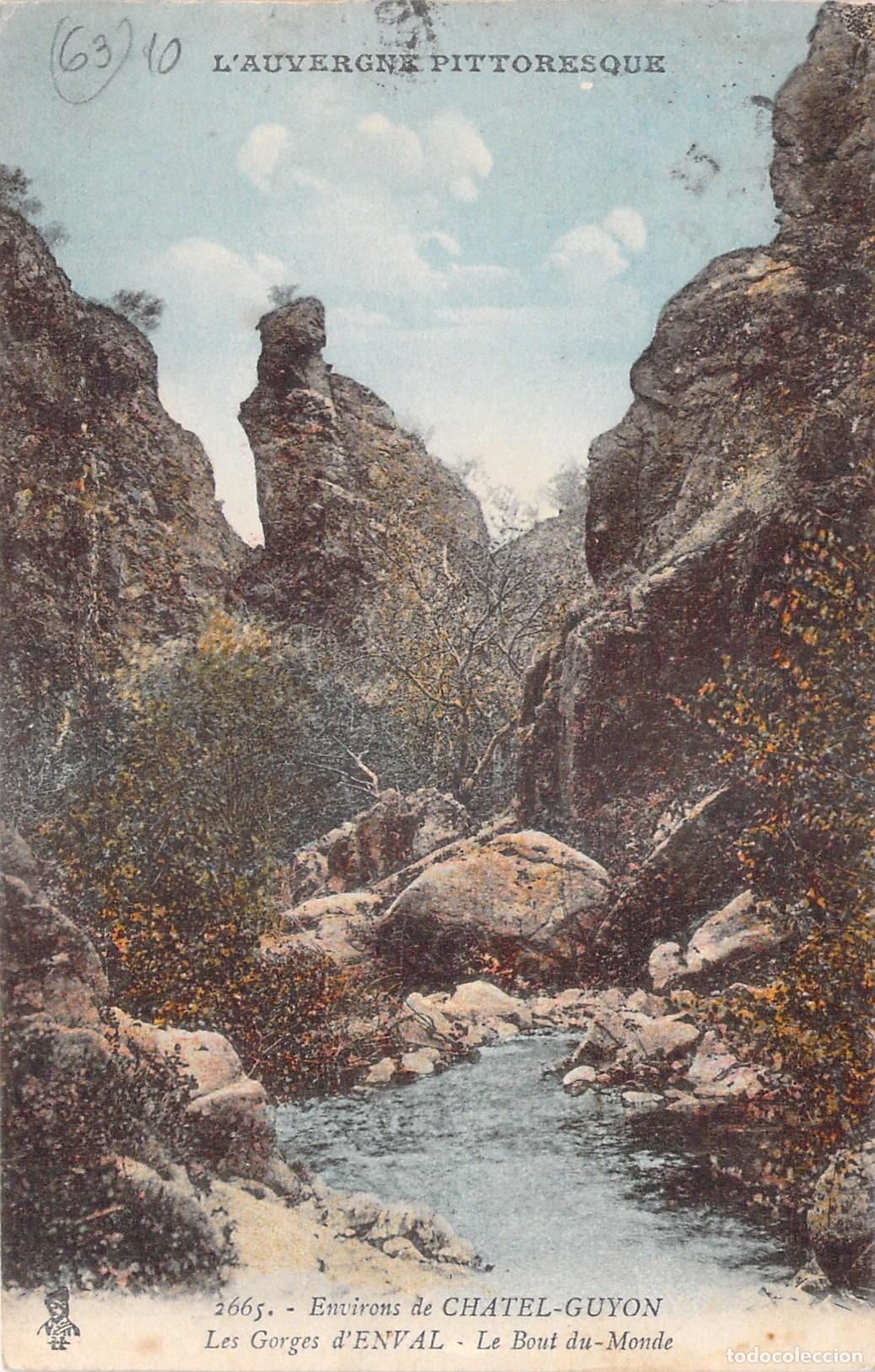 Postales: Postal de las Gargantas de Enval, Chatel-Guyon, Auvernia
