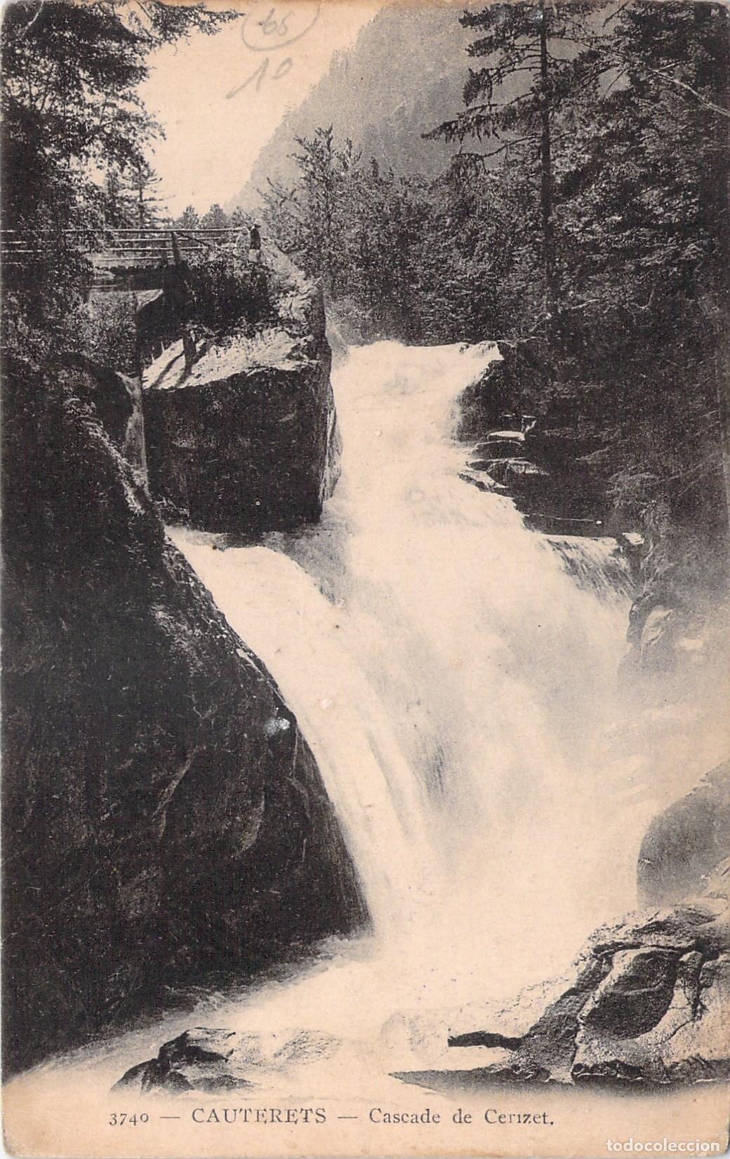 Postales: Tarjeta Postal de la Cascada de Cerizet en Cauterets Francia