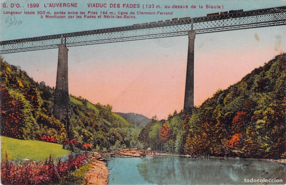 Postales: Postal Viaducto de las Fades Auvernia Francia